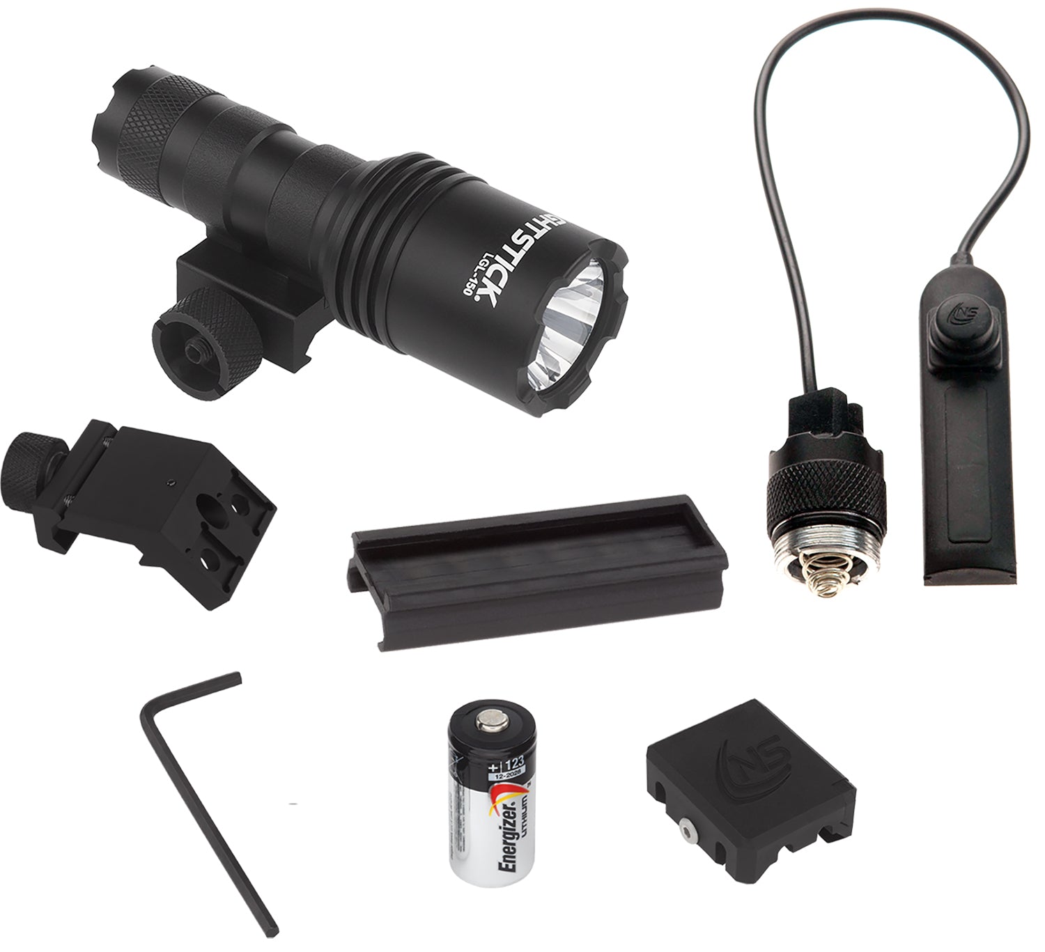 NSTICK LGL150 COMPACT LONG GUN LIGHT KIT BLK