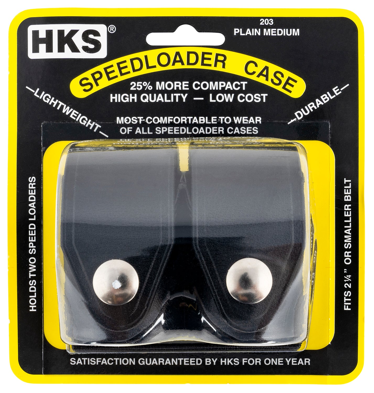 HKS 203PMBN SPEEDLOADER CASE MED BLK