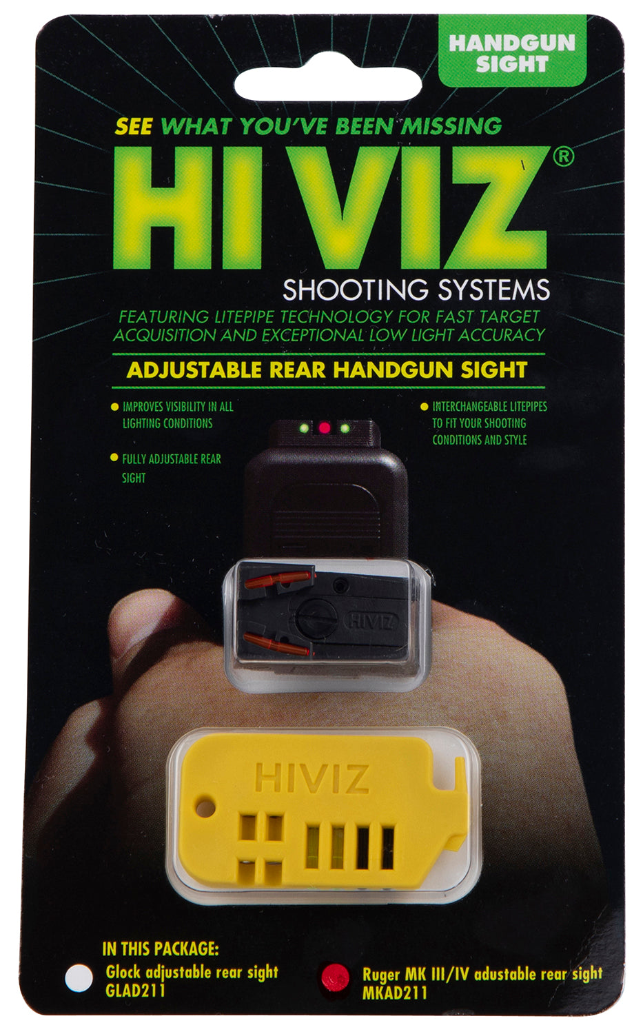 HIVIZ MKAD211 REAR SGT RUG MK 1,2,3,IV 22/45 RGB