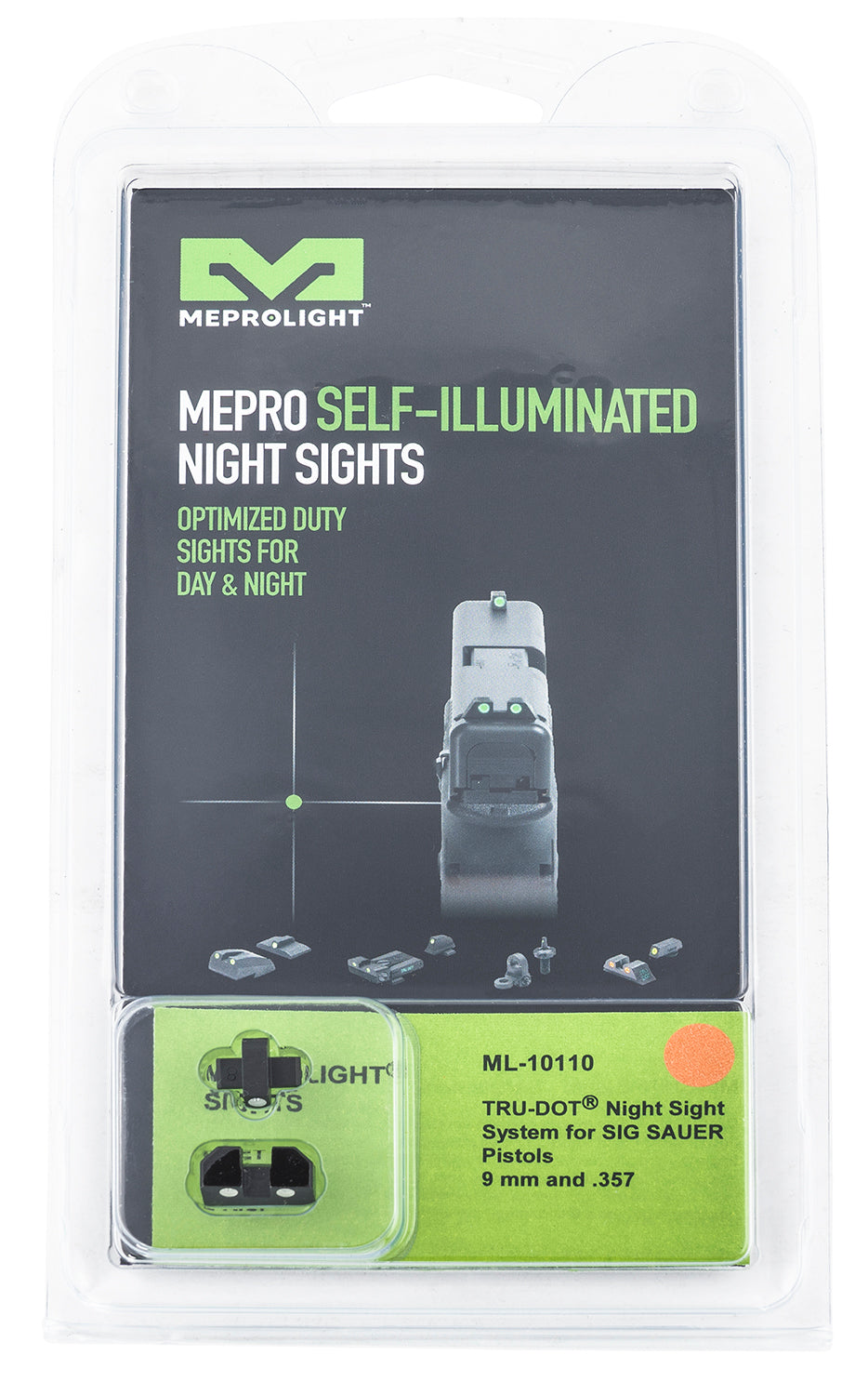 MEPRO 101103301 TRUDOT SIG P226/320/365 GRN/ORG