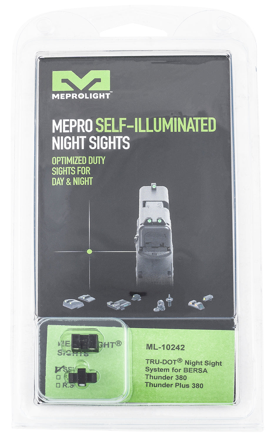 MEPRO 102423101 TRUDOT BERSA THUNDER GRN/GRN