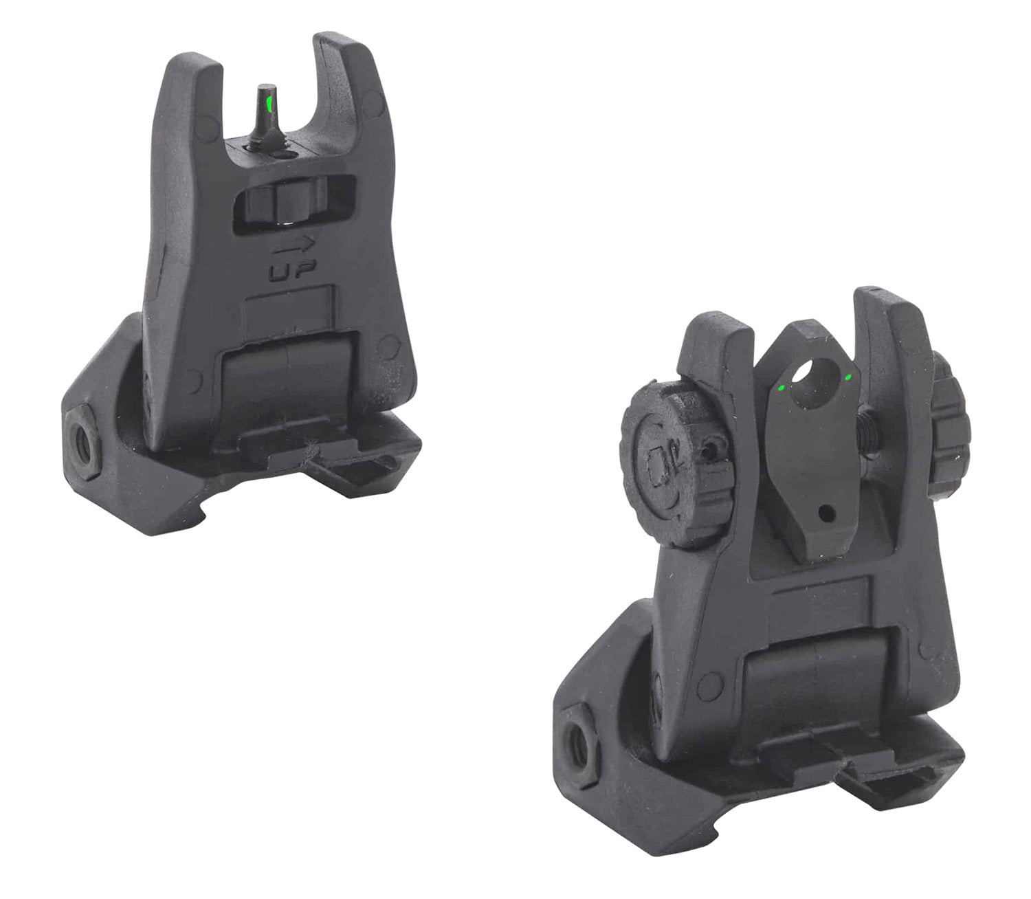 MEPRO 404100 FUBS-FLIP BACKUP SGHT 2DOT BLK