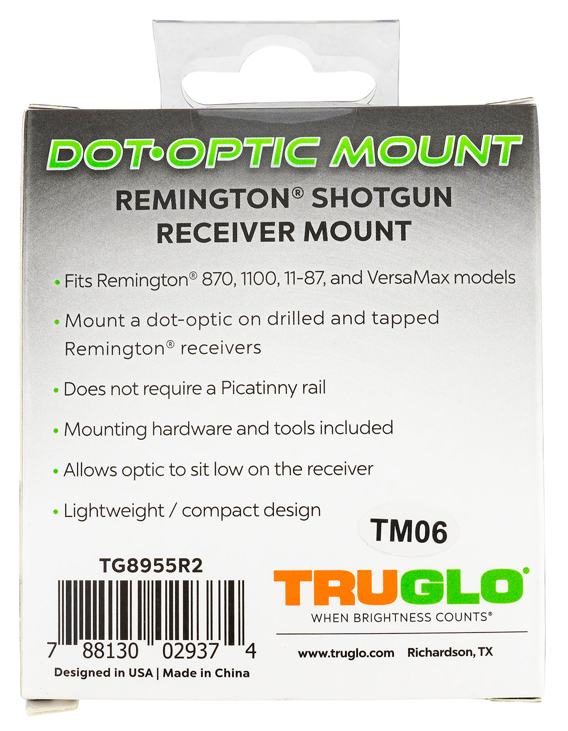 TRU TG-TG8955R2 MNT SHTGN RCVR REM RMR
