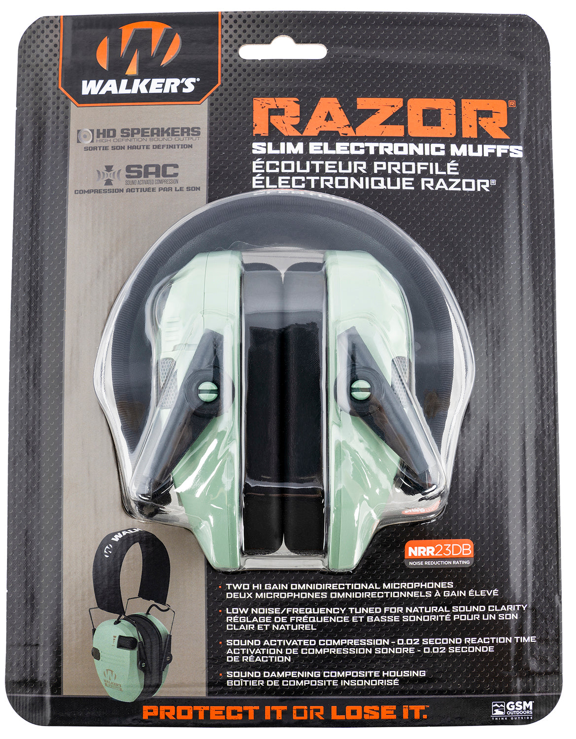 WLKR GWP-RSEM-SGN RAZR SLIM ELC MUF SAGE GRN