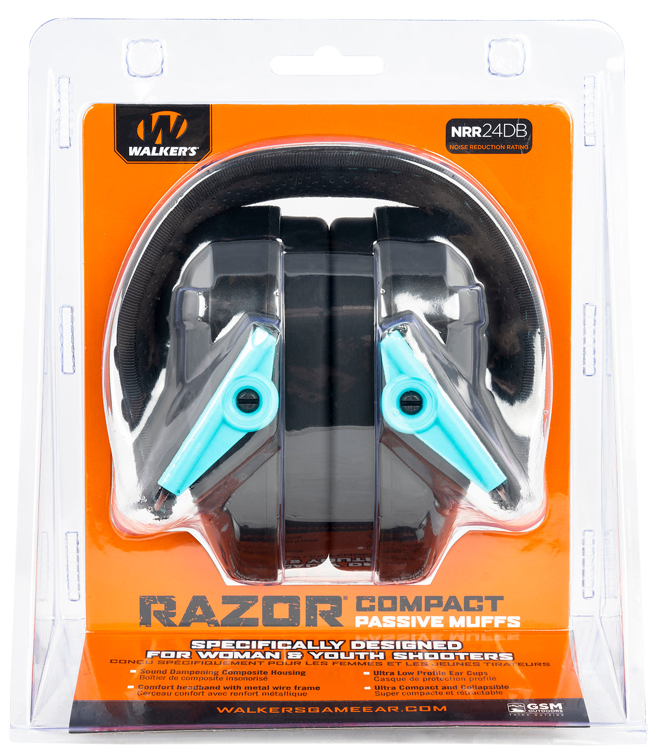 WLKR GWP-CRPAS-TL RAZR CMPT PASSIVE MUFF TEAL