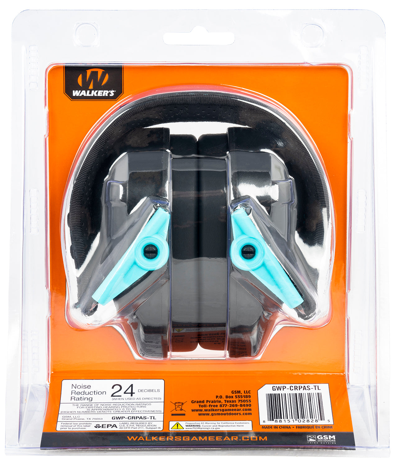 WLKR GWP-CRPAS-TL RAZR CMPT PASSIVE MUFF TEAL