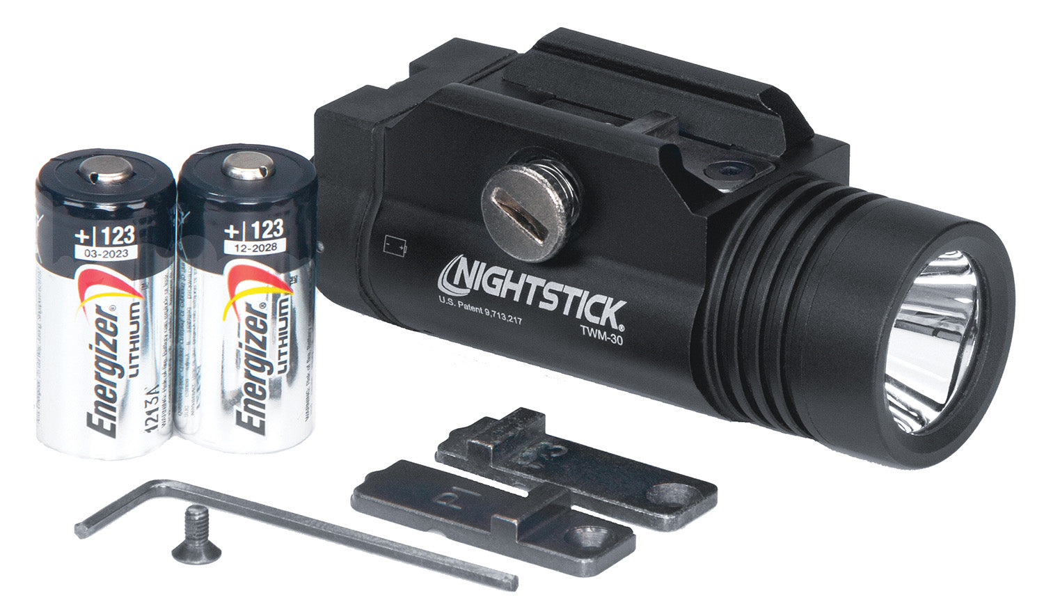 NSTICK TWM30 METAL LIGHT W/IND SWITCH BLK