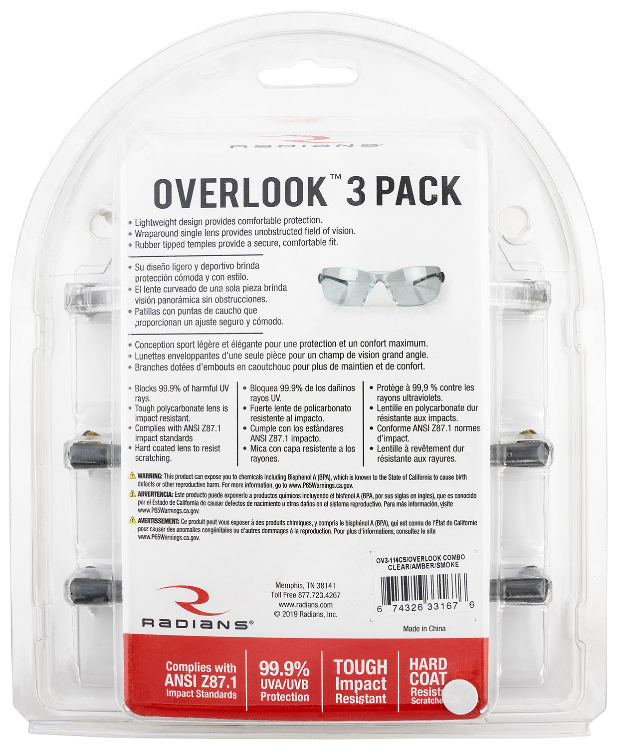 RAD OV3-114CS RAD OVERLOOK 3 PACK