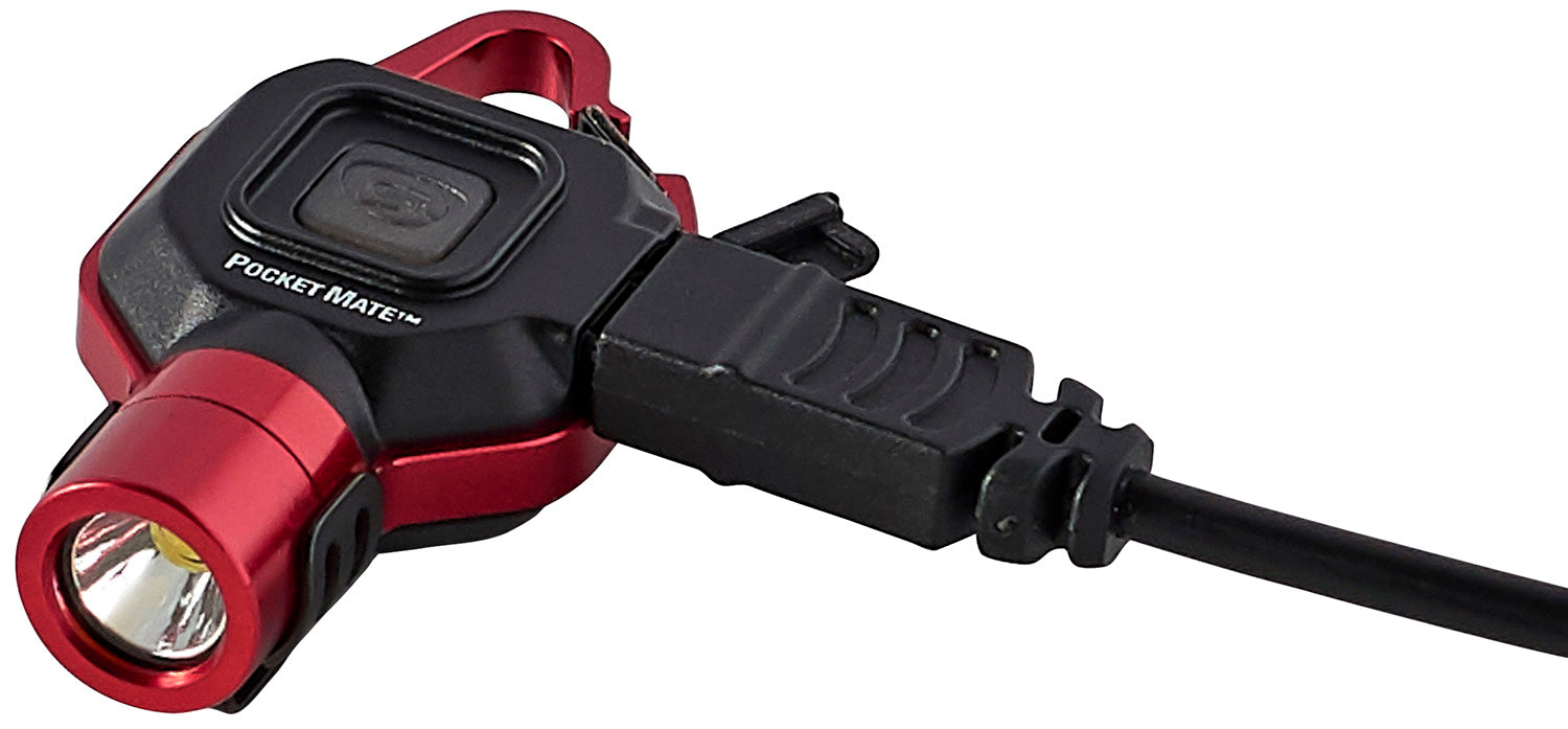 STL 73301 POCKET MATE LIGHT W/USB CHARGE RED