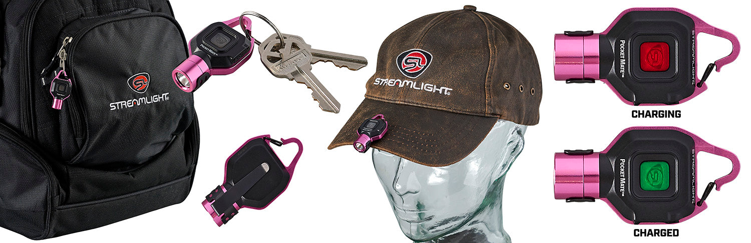 STL 73303 POCKET MATE LIGHT W/USB CHARGE PINK