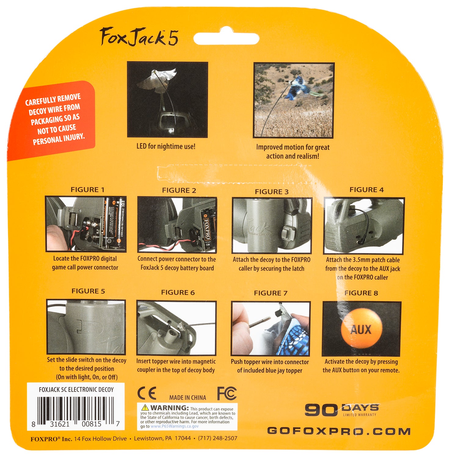 FOXPRO FOXJACK 5 PREDATOR DECOY