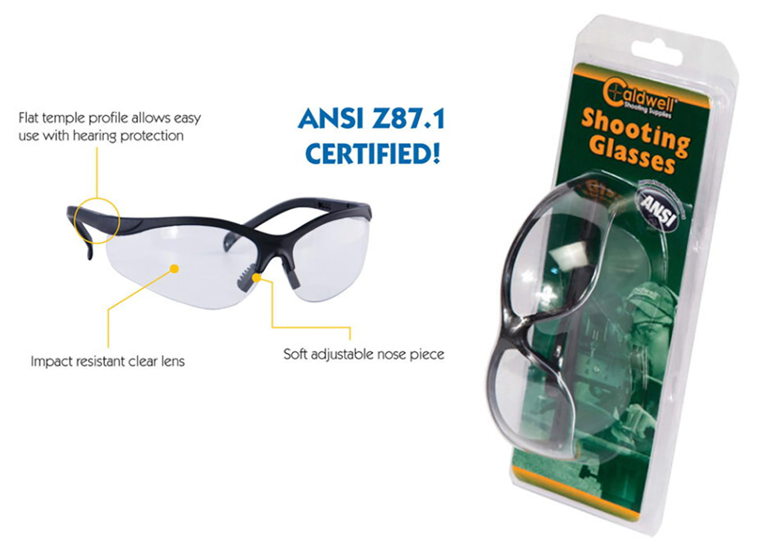 CALD 320040 SHOOTING GLASSES
