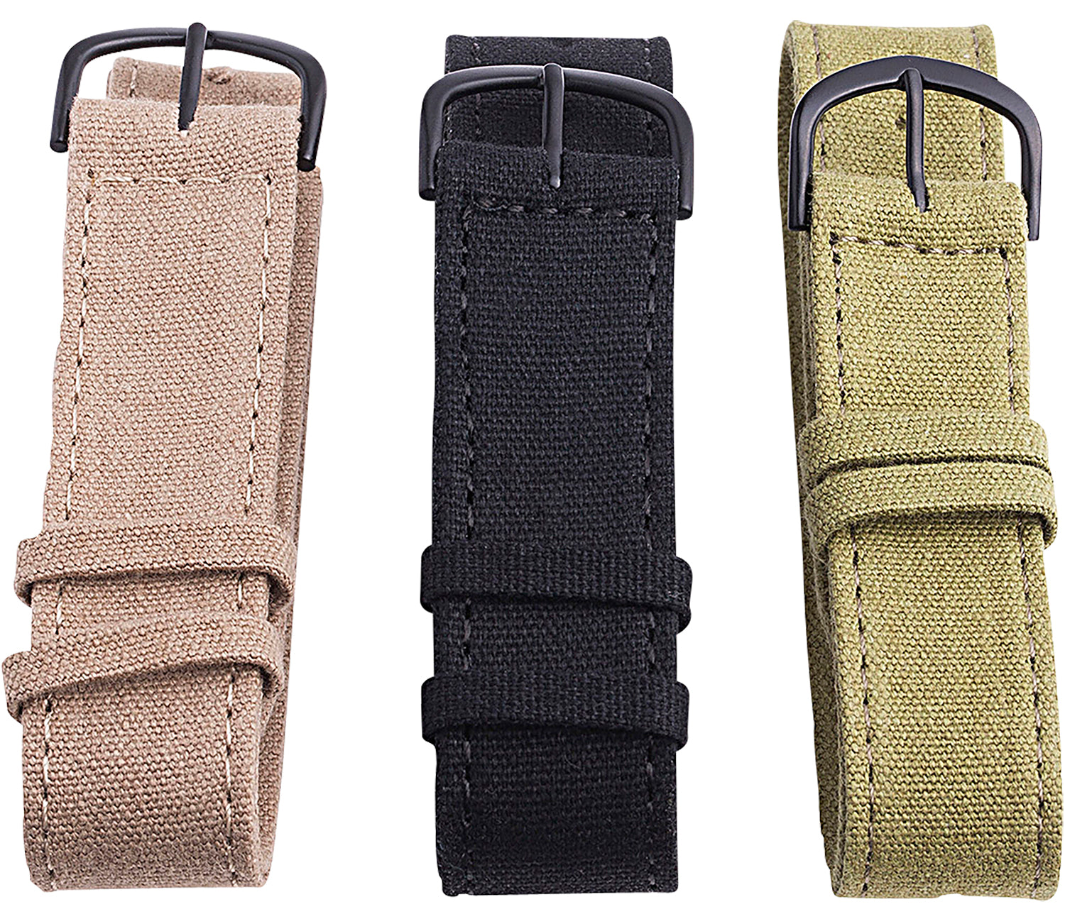 CAMP SWW-1464-BK MILITARY WATCH 3-STRAPS BLK