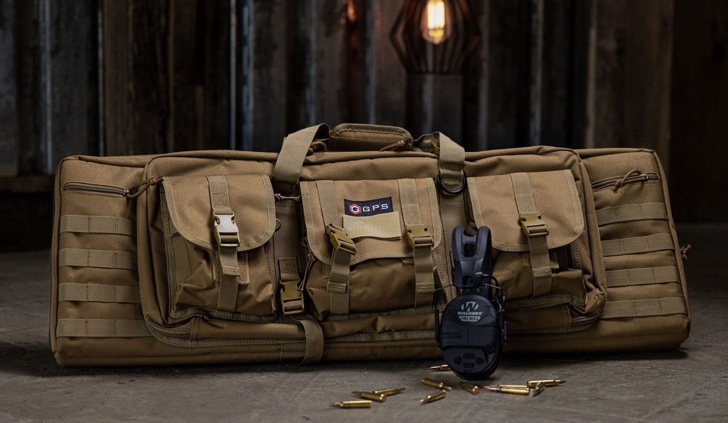 GPS DRC36FDE DOUBLE RIFLE CASE 36