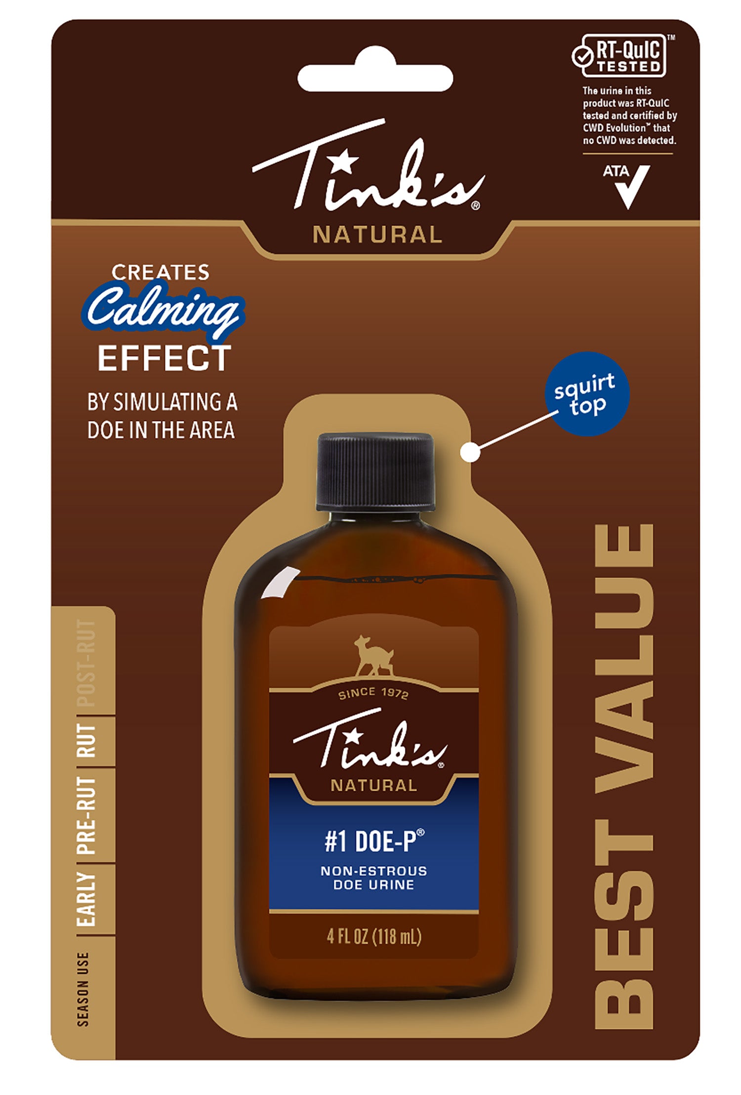 TINKS W6216 #1 DOE-P NON-ESTROUS PLASTIC