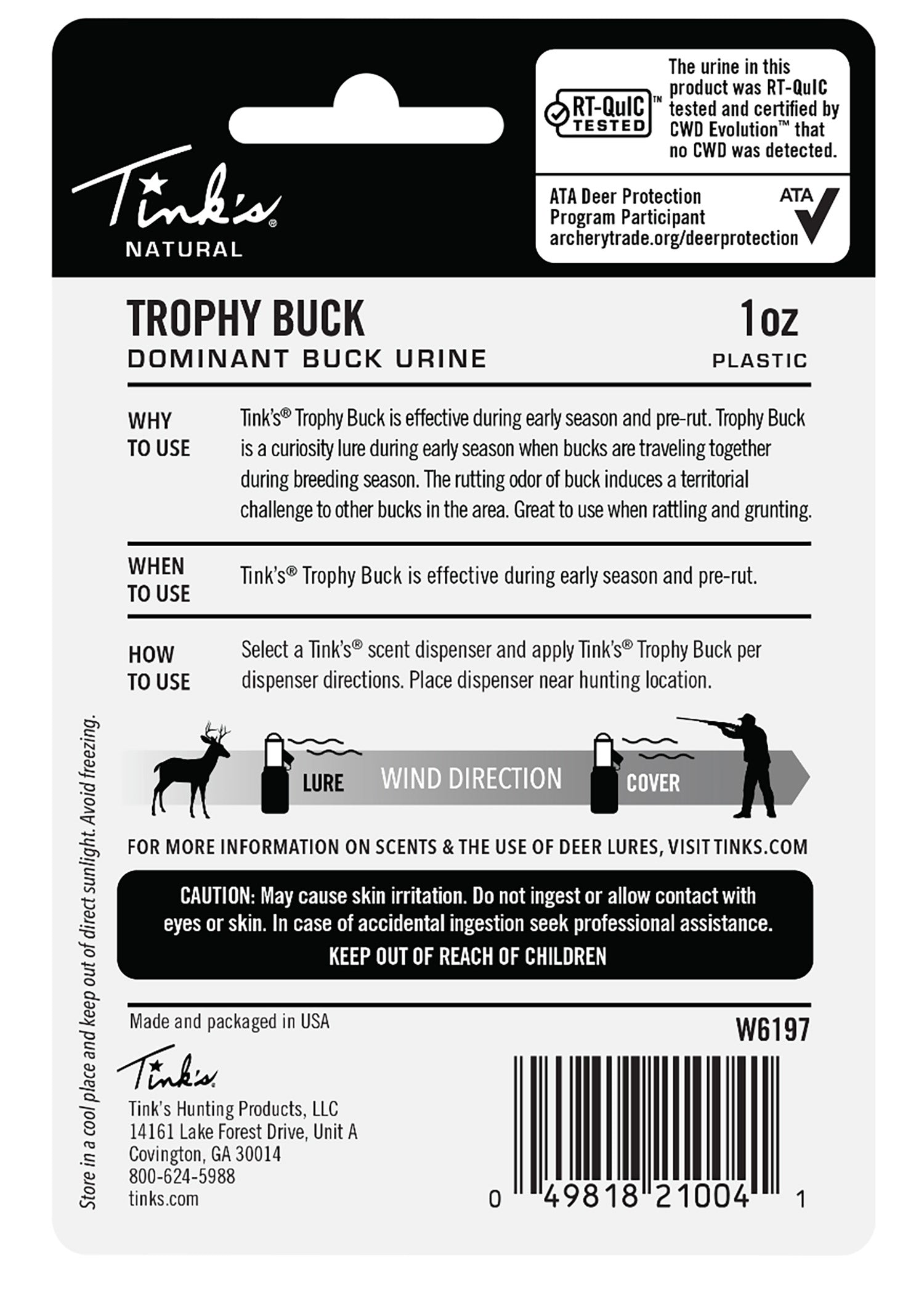 TINKS W6197 TROPHY BUCK SQUEEZE W/MINI-BOMB