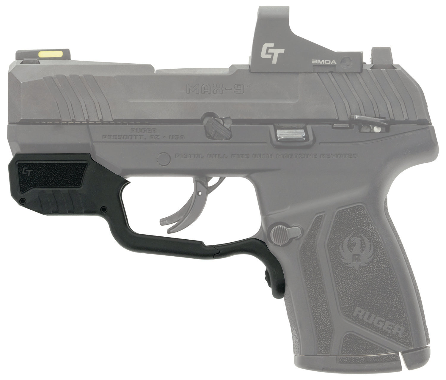 CRIM 0102050 LASERGUARD FOR RUGER MAX9 GRN