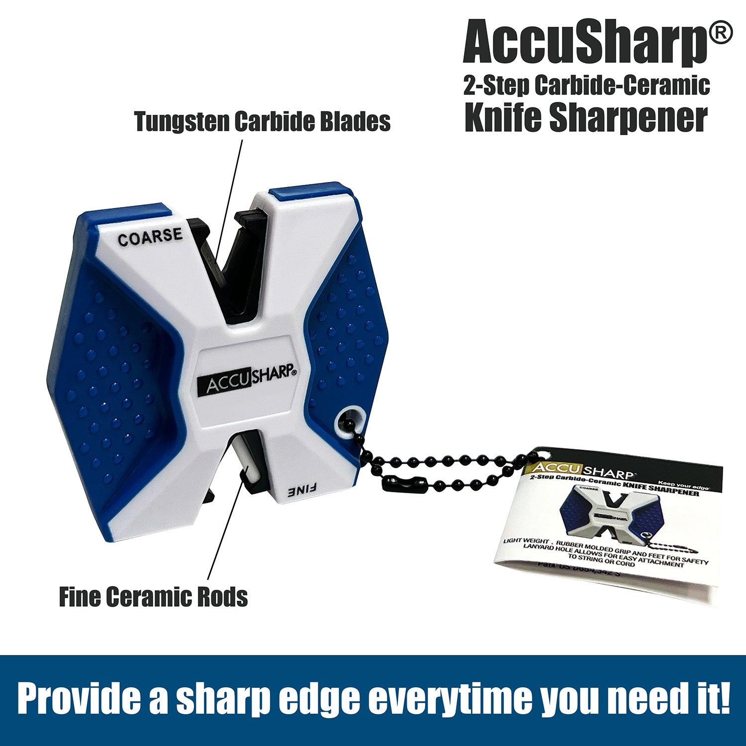 FPI 342C ACCUSHARP CARBIDE CERAMIC 2STEP BLUE