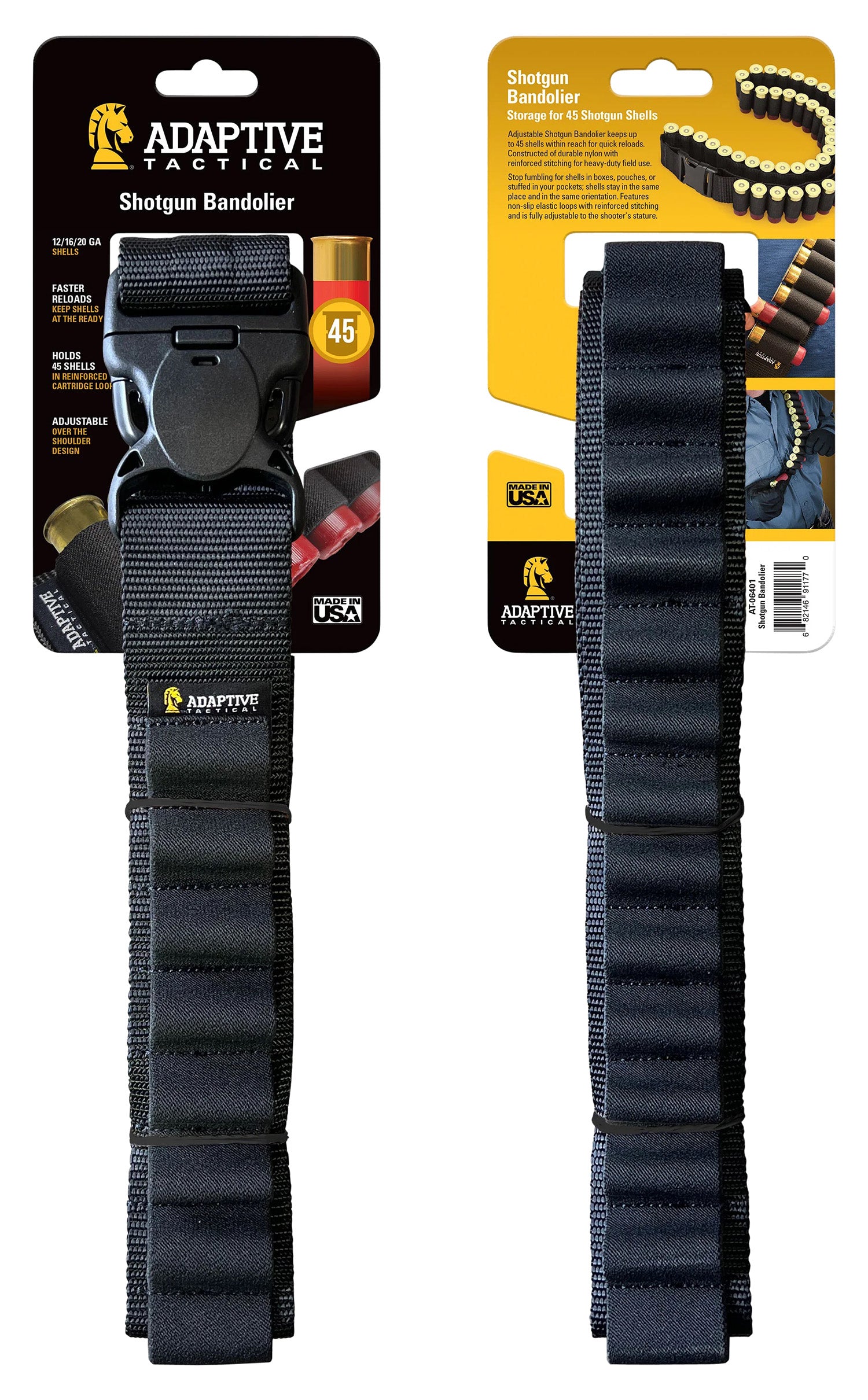 ADAPT AT06401 SHOTGUN BANDOLIER 45RDS