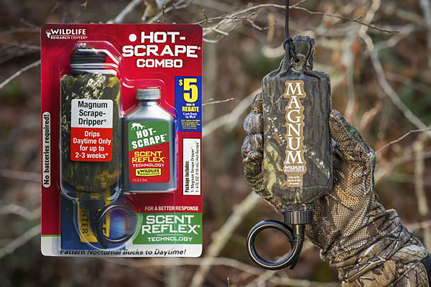 WILD 386 MAGNUM DRIPPER 4OZ GOLDEN SCRAPE COMBO