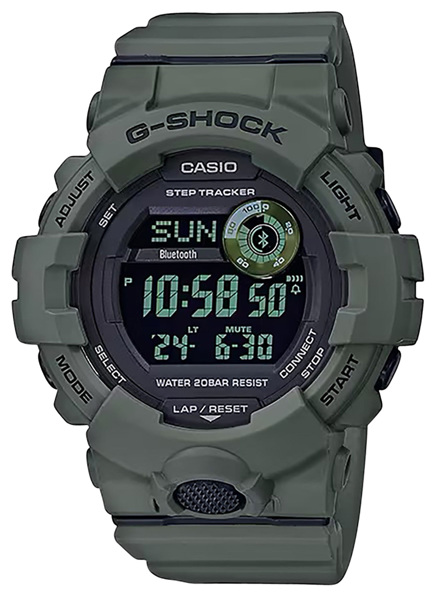 GSHOCK GBD800UC3 TACTICAL MOVE POWER TRNR GRN