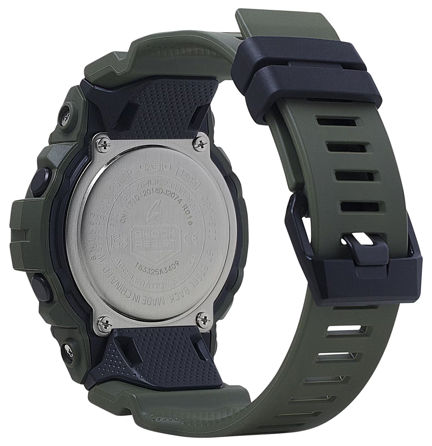GSHOCK GBD800UC3 TACTICAL MOVE POWER TRNR GRN