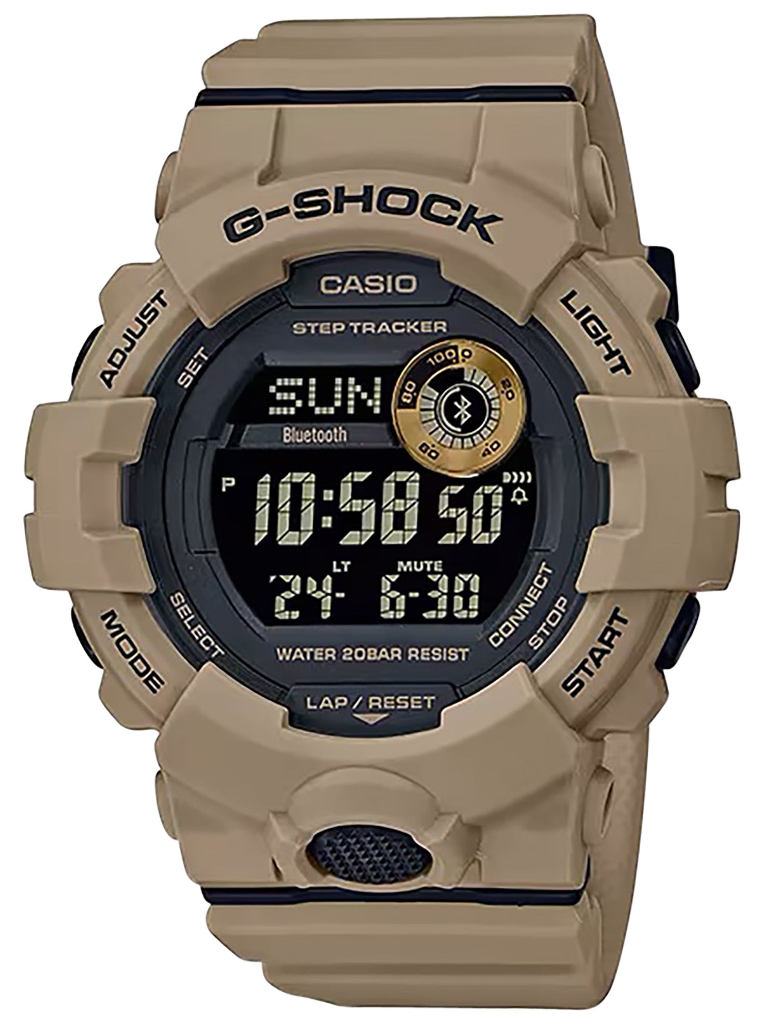 GSHOCK GBD800UC5 TACTICAL MOVE POWER TRNR TAN