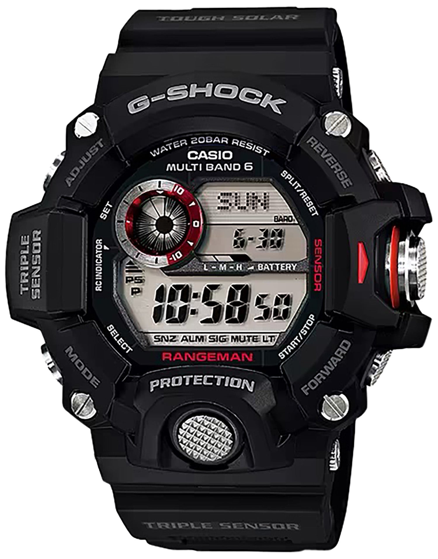 GSHOCK GW94001 TACTICAL RANGEMAN SOLAR BLK