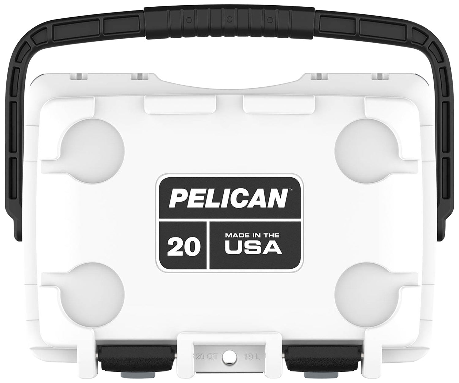 PELICAN 20Q-1-WHTGRY 20QT ELITE COOLER WHT/GRY