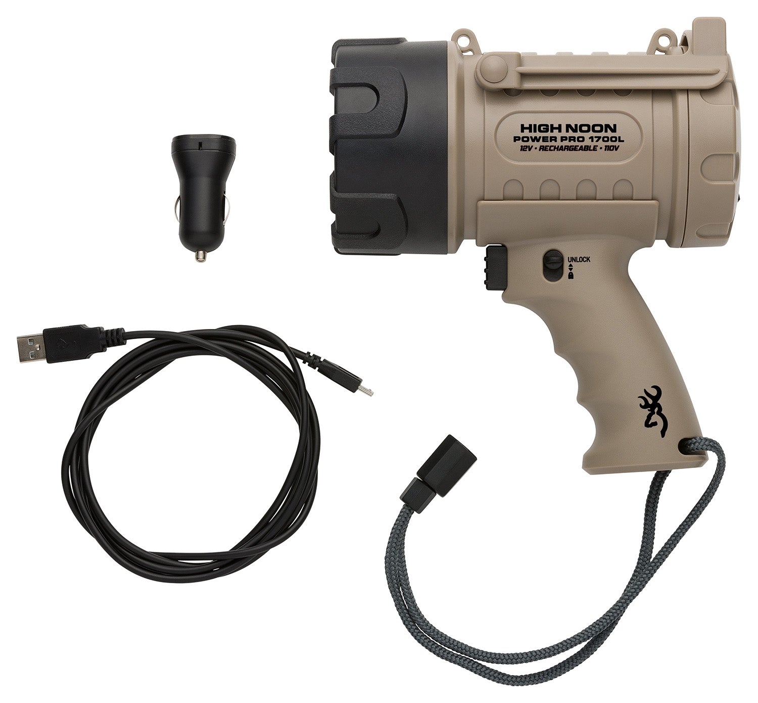 BRN 3717805 HIGH NOON PWR PRO 12V SPTLHT TAN