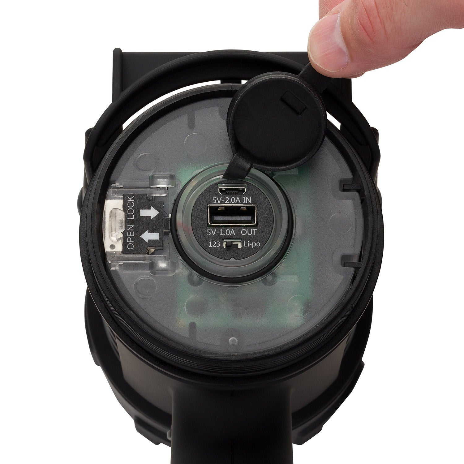 BRN 3717775 HIGH NOON PRO USB SPOTLIGHT BLK