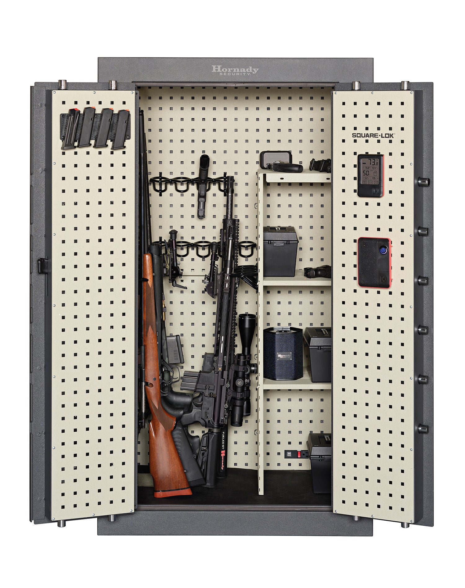 HORN 95071 MOBILIS DBL DOOR SAFE 34X25X59 D