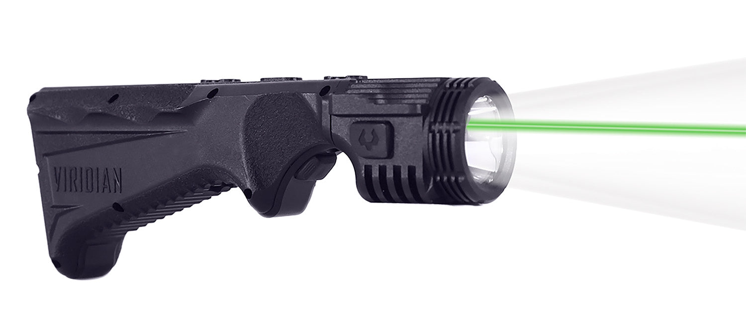 VIR 912-0090 4LUX 2K ANGLED FOREGRIP W/GRN LASER
