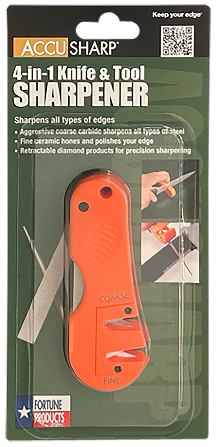 FPI 028C ACCUSHARP 4N1 KNIFE/TOOL SHARPENER ORG