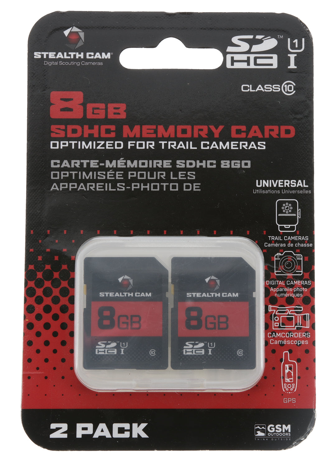 STEAL STC-2SD8GB 8GB SD CARD 2PK