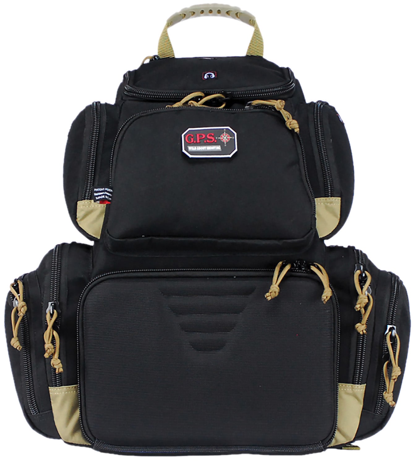 GPS GPS1711BPBT HANDGUNNER BACKPACK 4GN BLK/TAN