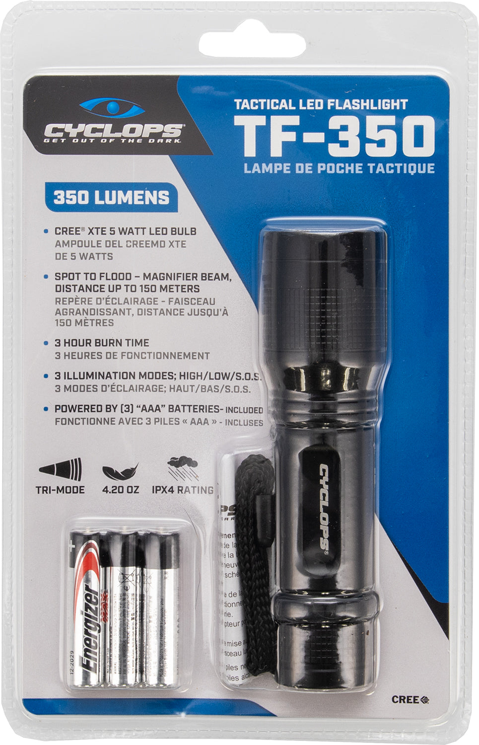 CYCLP CYCTF350 TACTICAL LGHT 350LUM