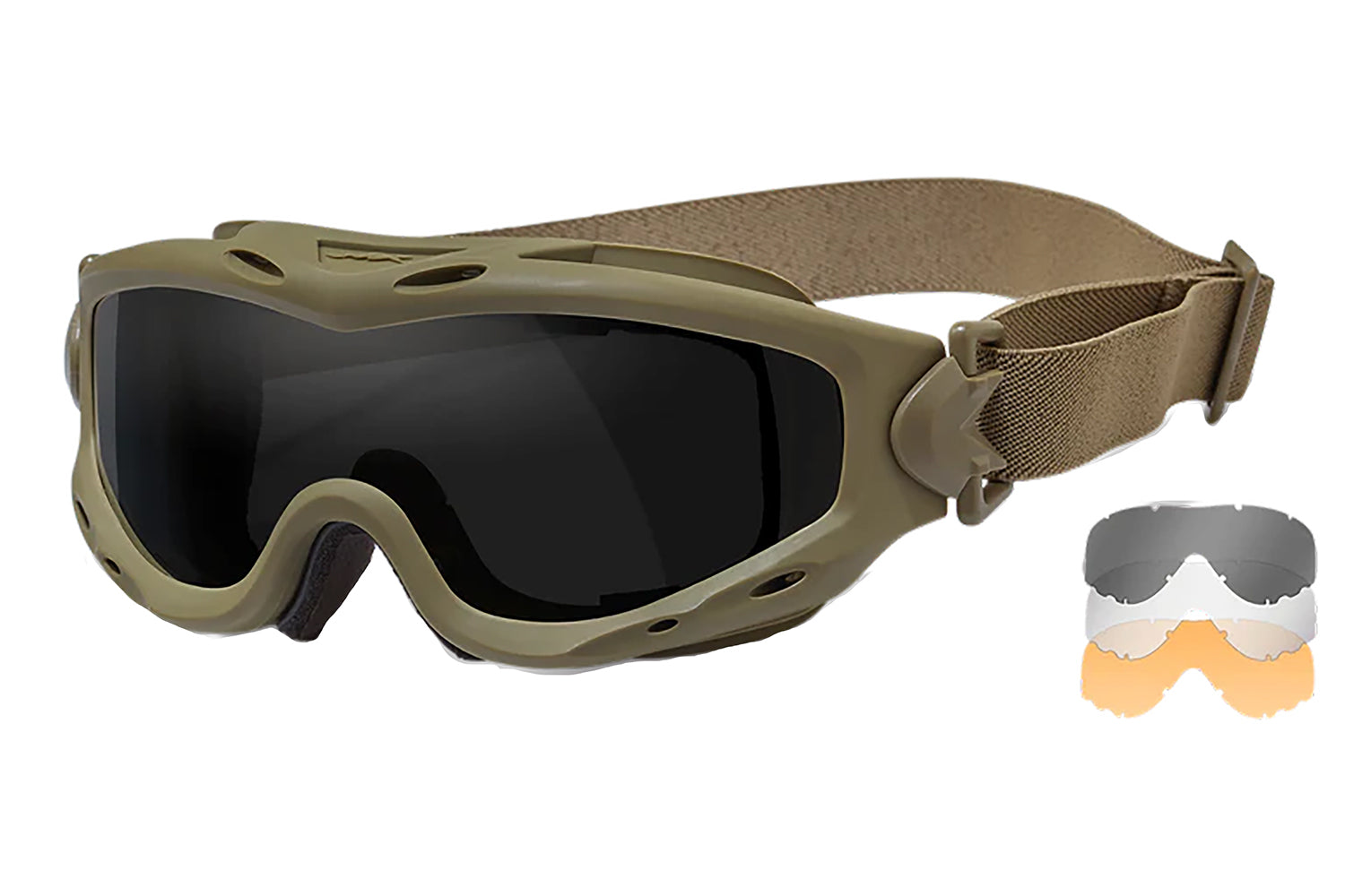 WILEYX SP293T SPEAR GOGGLE GRY/CLR/RUST/TAN