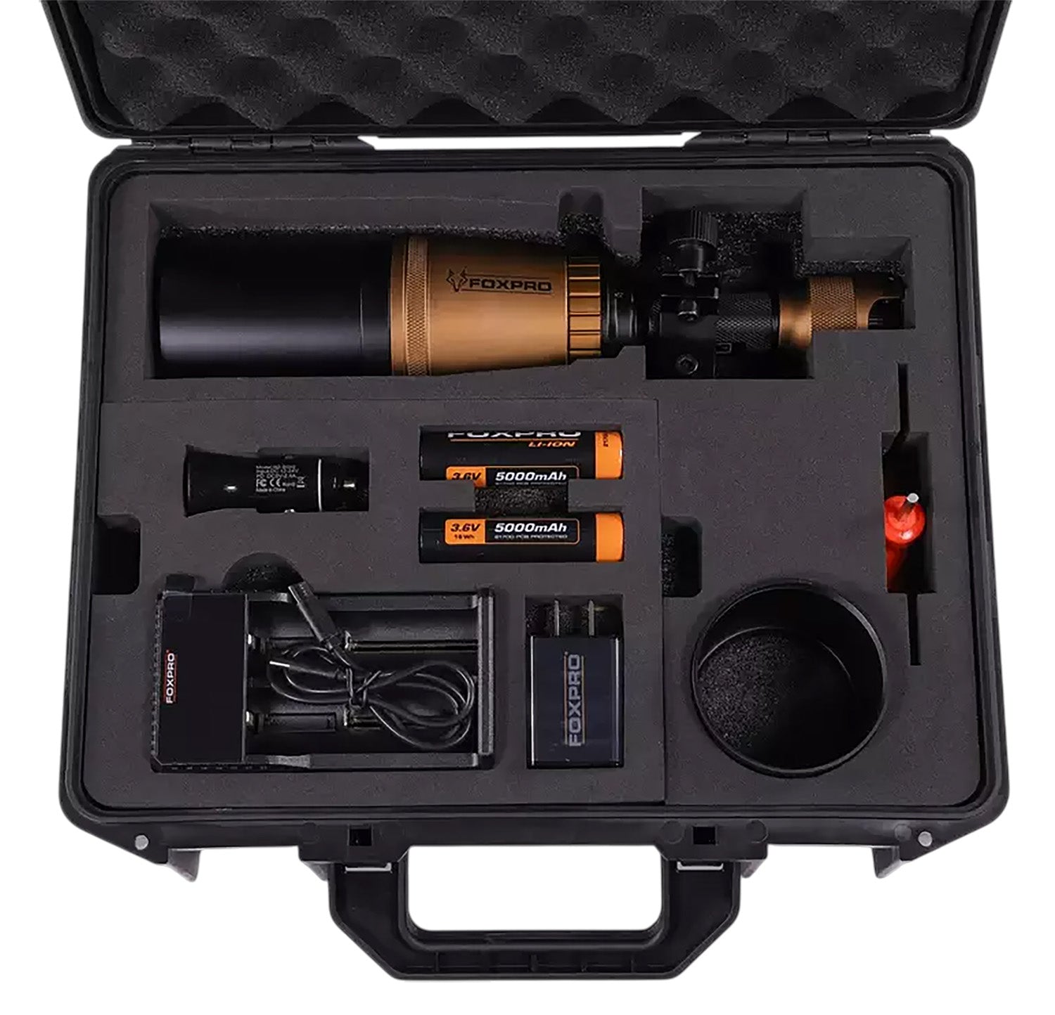 FOXPRO QUADFIREGM QUAD FIRE GUN MNTD LIGHT