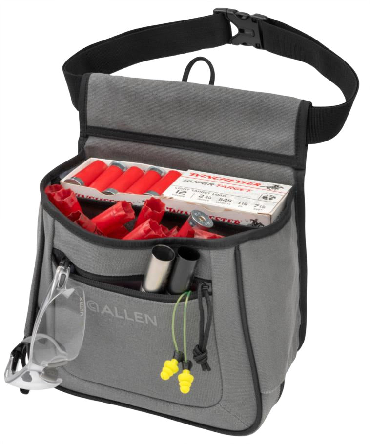 ALLEN 8409 RIVAL DBL COMPRTMNT SHELL BAG GRY