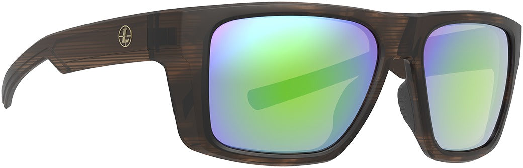 LEU 186753 SKYLINE MATTE TORTOISE EMERL MIRROR