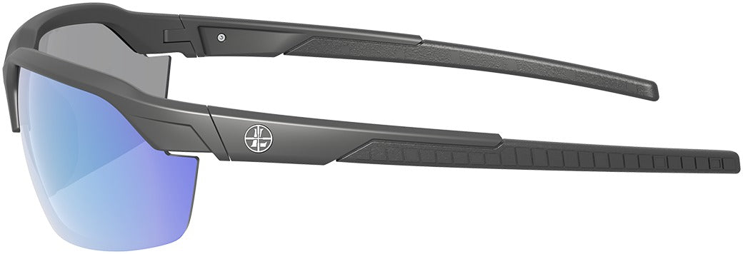 LEU 186754 TRACER MATTE BLACK BLUE MIRROR