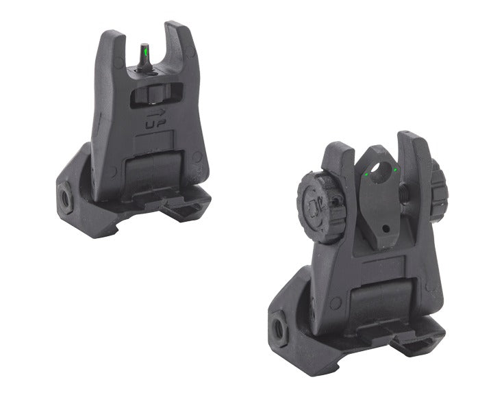 MEPRO 407100 CABS-FLIP BACKUP SGHT BLK