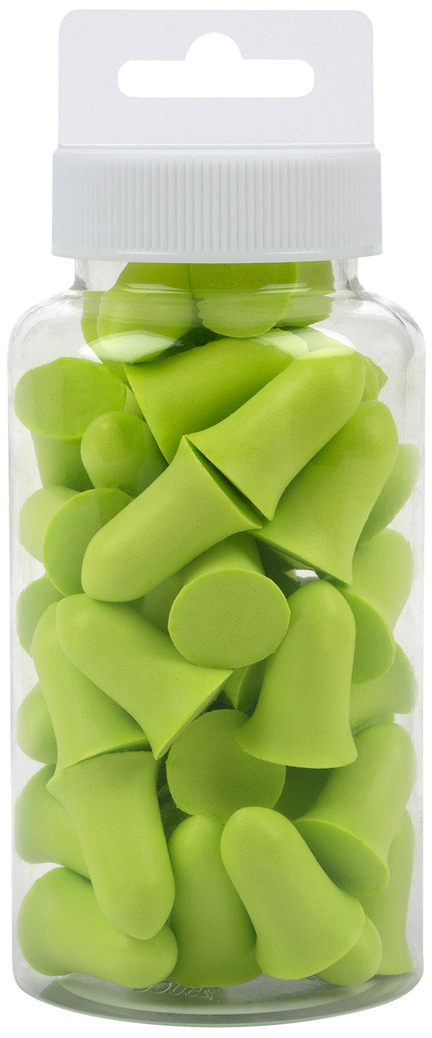 ALLEN 4131 ULTRX TAPERED FOAM PLUGS 25P JAR LIME