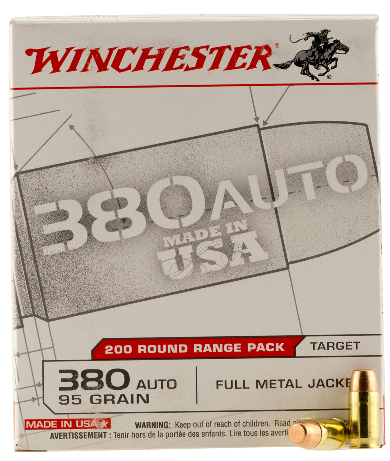 WIN USA380W         380      95 FMJ         200/05