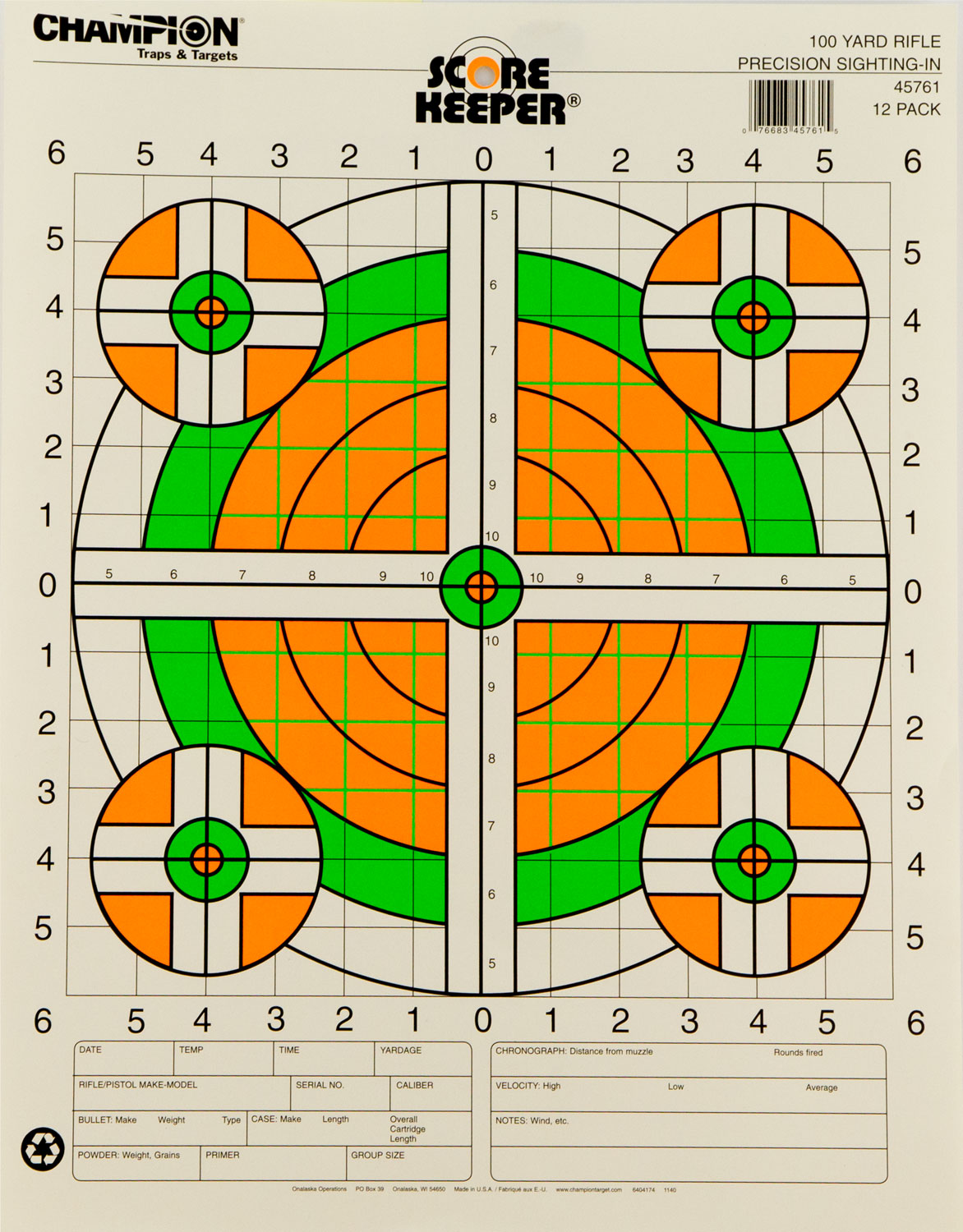 CHAMP 45761      SCOREKEEPER 100YD SIGHT IN