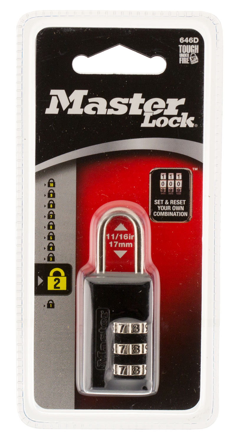 MASTER 646D        COMBO PADLOCK
