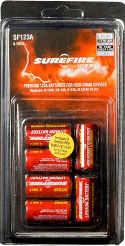 SF SF6-BC       SF123A BATTERIES    (6)