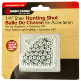 MRK 3100     MARKSMAN STEEL SHOT 1/4OZ         250