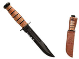 KABAR 1218    USMC FIGHT/UTL WS SER      7 LTH/BLK